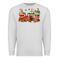 Dove Grey Christmas elfs coffee Premium Sweatshirt - Jasminsmagicworld