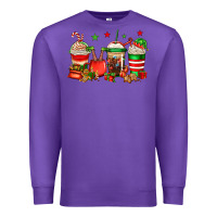 Purple Christmas elfs coffee Premium Sweatshirt - Jasminsmagicworld