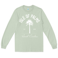 Matcha isle of palms sc palm tree isle of palms beach gift pullover hoodie Long Sleeve Tee - linhVisuals