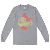 Heather Grey VINTAGE CHICAGO Long Sleeve Tee - linhVisuals