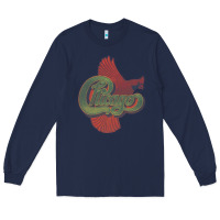 Navy VINTAGE CHICAGO Long Sleeve Tee - linhVisuals