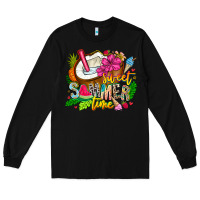Black summer time Long Sleeve Tee - CowhideDigitalArt