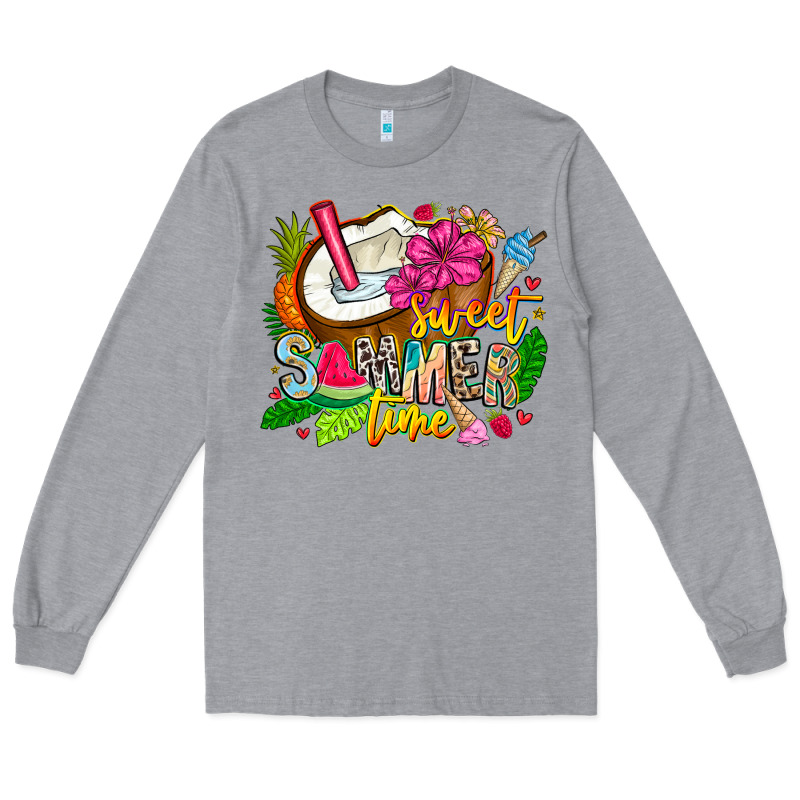 Summer Time Long Sleeve Tee by CowhideDigitalArt | Teevron