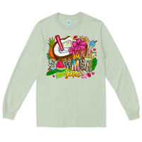 Matcha summer time Long Sleeve Tee - CowhideDigitalArt