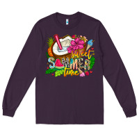Plum summer time Long Sleeve Tee - CowhideDigitalArt