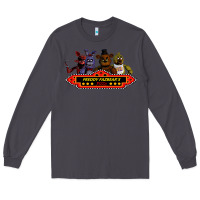 Smoke FREDDY FAZBEAR'S Long Sleeve Tee - linhVisuals