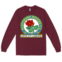 Burgundy blackburn-fc Long Sleeve Tee - linhVisuals