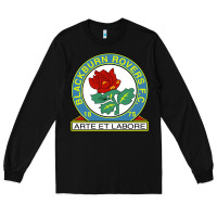 Black blackburn-fc Long Sleeve Tee - linhVisuals