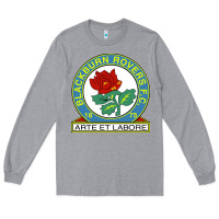 Heather Grey blackburn-fc Long Sleeve Tee - linhVisuals