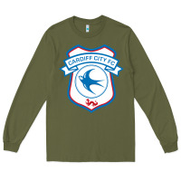 Army Green cardiff-city-fc Long Sleeve Tee - linhVisuals
