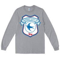 Heather Grey cardiff-city-fc Long Sleeve Tee - linhVisuals
