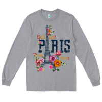 Heather Grey PARIS Long Sleeve Tee - linhVisuals