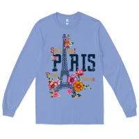 Colony Blue PARIS Long Sleeve Tee - linhVisuals