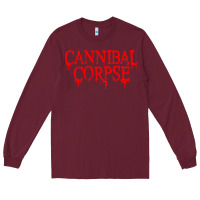 Burgundy cannibal music Long Sleeve Tee - linhVisuals