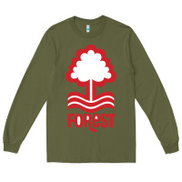 Army Green forest-fc Long Sleeve Tee - linhVisuals