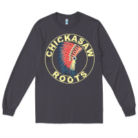 Smoke chickasaw roots headdress native american chickasaw nation Long Sleeve Tee - linhVisuals