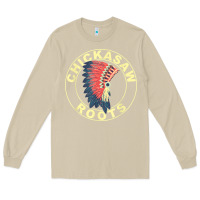 Mushroom chickasaw roots headdress native american chickasaw nation Long Sleeve Tee - linhVisuals