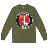 Army Green charlton-fc Long Sleeve Tee - linhVisuals