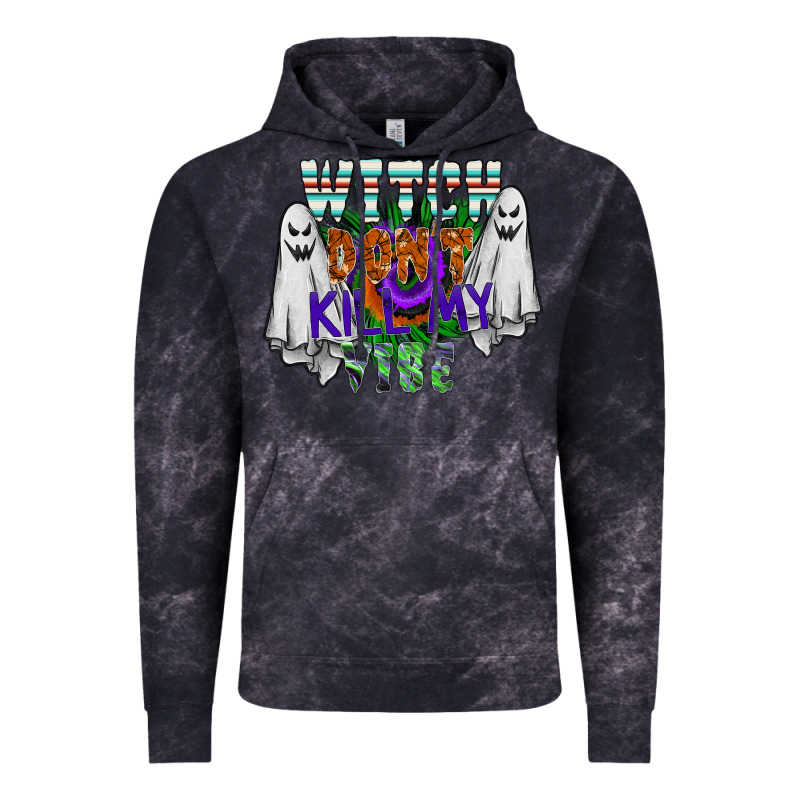 Witch Dont Kill My Vibe Vintage Hoodie by SublimationCraftShop | Teevron