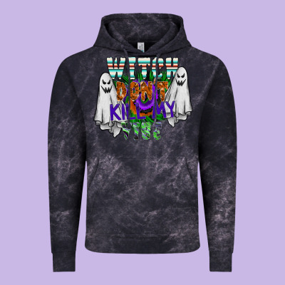 Witch Dont Kill My Vibe Vintage Hoodie Designed By Sublimationcraftshop