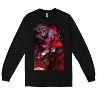 Black hazbin, hazbin hotel alastor, jeby,angel dust, demon Long Sleeve Tee - linhVisuals