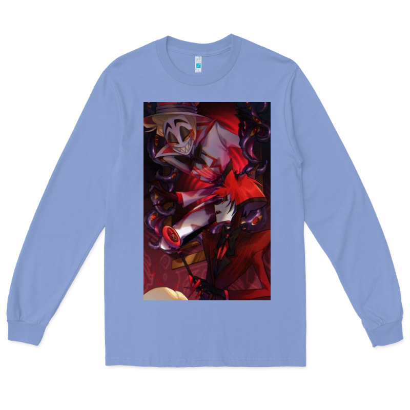 Hazbin, Hazbin Hotel Alastor, Jeby,angel Dust, Demon Long Sleeve Tee by linhVisuals | Teevron
