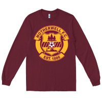 Burgundy motherwell-fc Long Sleeve Tee - linhVisuals