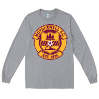 Heather Grey motherwell-fc Long Sleeve Tee - linhVisuals
