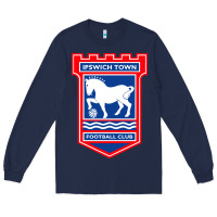 Navy ipswich-town-fc Long Sleeve Tee - linhVisuals