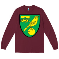 Burgundy norwich-fc Long Sleeve Tee - linhVisuals