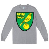 Heather Grey norwich-fc Long Sleeve Tee - linhVisuals