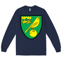 Navy norwich-fc Long Sleeve Tee - linhVisuals