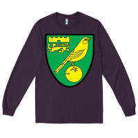 Plum norwich-fc Long Sleeve Tee - linhVisuals