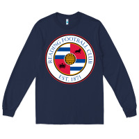 Navy reading-fc Long Sleeve Tee - linhVisuals