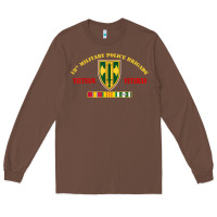 Chestnut 18th military police brigade vietnam veteran veterans day Long Sleeve Tee - linhVisuals