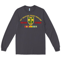 Smoke 18th military police brigade vietnam veteran veterans day Long Sleeve Tee - linhVisuals