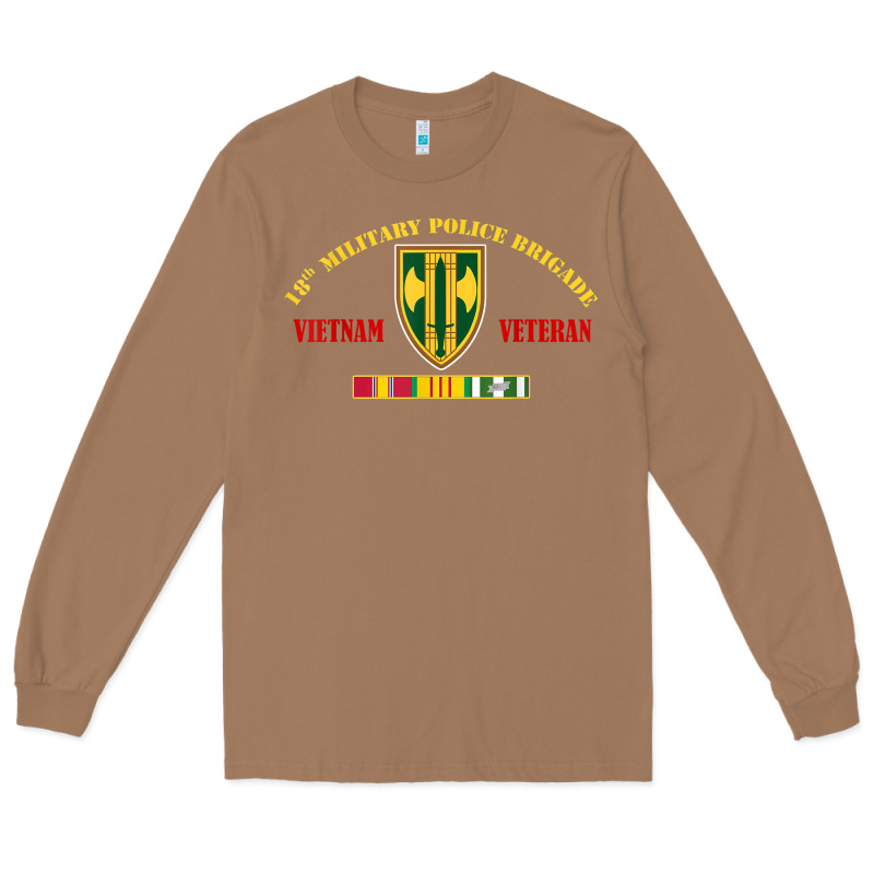 18th Military Police Brigade Vietnam Veteran Veterans Day Long Sleeve Tee by linhVisuals | Teevron