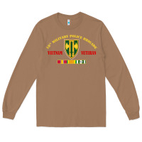 Toasted Coconut 18th military police brigade vietnam veteran veterans day Long Sleeve Tee - linhVisuals