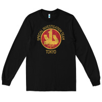 Black japanese police swat sit tokyo special investigation Long Sleeve Tee - linhVisuals