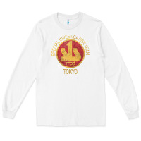 White japanese police swat sit tokyo special investigation Long Sleeve Tee - linhVisuals