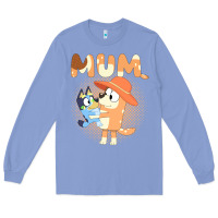 Colony Blue Bluey Mum Long Sleeve Tee - linhVisuals