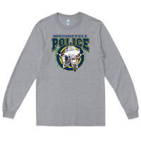 Heather Grey motorcycle police law enforcement Long Sleeve Tee - linhVisuals
