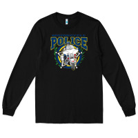 Black motorcycle police law enforcement Long Sleeve Tee - linhVisuals