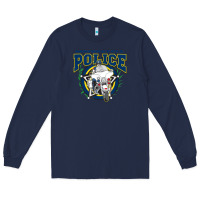 Navy motorcycle police law enforcement Long Sleeve Tee - linhVisuals