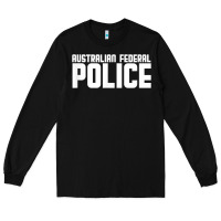 Black australian federal police Long Sleeve Tee - linhVisuals