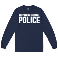 Navy australian federal police Long Sleeve Tee - linhVisuals