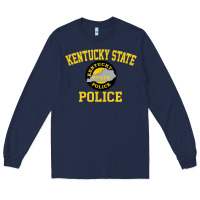 Navy kentucky state police Long Sleeve Tee - linhVisuals