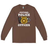 Chestnut kids future police officer policeman Long Sleeve Tee - linhVisuals