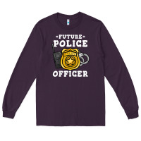 Plum kids future police officer policeman Long Sleeve Tee - linhVisuals
