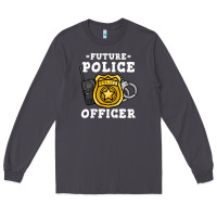 Smoke kids future police officer policeman Long Sleeve Tee - linhVisuals